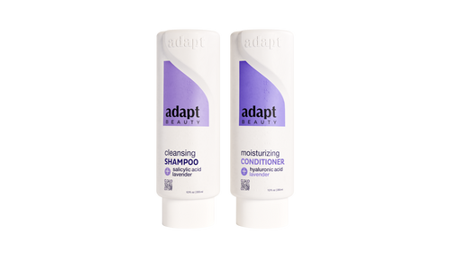 Adapt Beauty Cleansing Shampoo and Moisturizing Conditioner Pack - one bottle of each